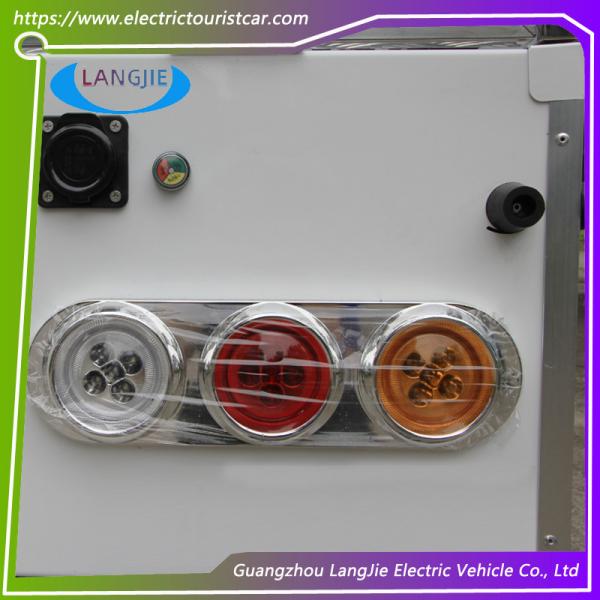 900KGS Электрическая багажная тележка 2 места Электрический фургон AC Мотор 48V 5KW Для гостиничного фургона