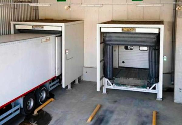 Abrigo retrátil feito sob encomenda da doca, equipamento da baía de carga para a carga do recipiente