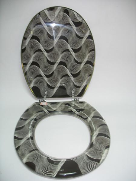 polyresin toilet seat cover,zinc alloy hinge,S/S hinge,soft close hinge,MDF,PVC,PP