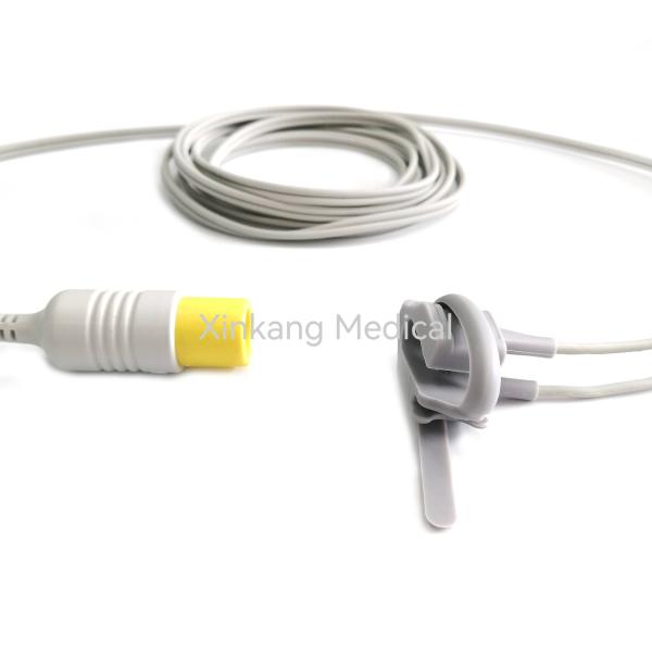 PC08/PC04/PC12 Cable de adaptador SpO2 con tipo de enchufe de 9 pines DB9 y material de conector metálico
