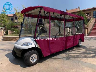 Impermeável vermelho do carrinho de golfe do cerco LVTONG A627 8 Seater personalizado
