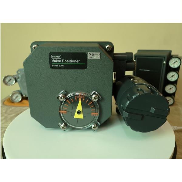Positioner 3710 pneumático usado com os atuadores giratórios do diafragma e do pistão como as peças da válvula