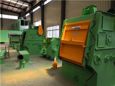Type en caoutchouc roue de tablier de souffle de la machine 180X de grenaillage de Tumblast