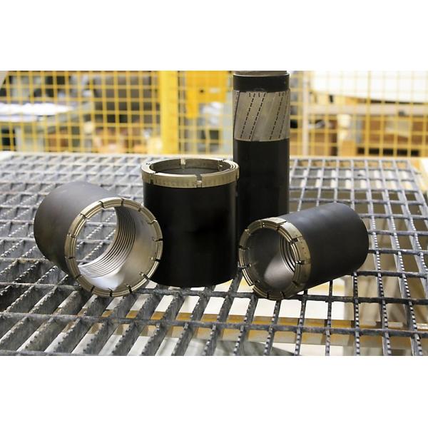 117.65mm HWT HW Diamond Impregnated Casing Shoe Regular Style W Waterway Use