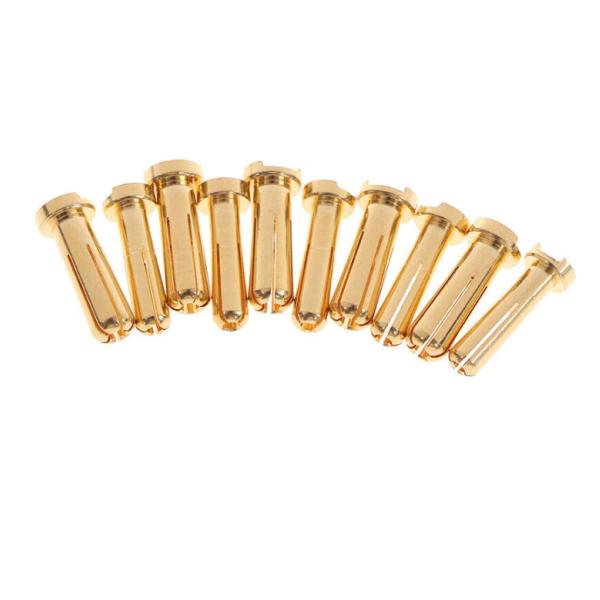4/5mm Bullet Banana Plug Connector Male Female Gold Plated For RC Battery Part