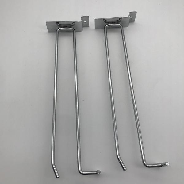 Euro Black Metal Pegboard Hooks Zinc coating OEM Iron Material