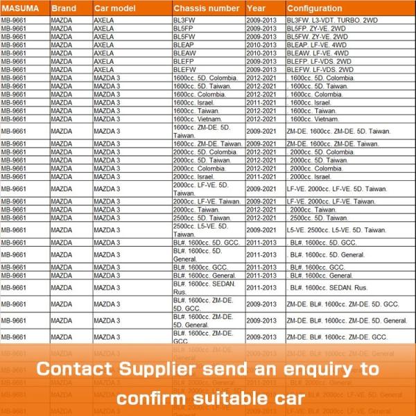 La partie inférieure du bras est utilisée pour la jointure à bille pour MAZDA AXELA C513-34-350 C513-34-300 B39D-34-300A B39D-34-350A
