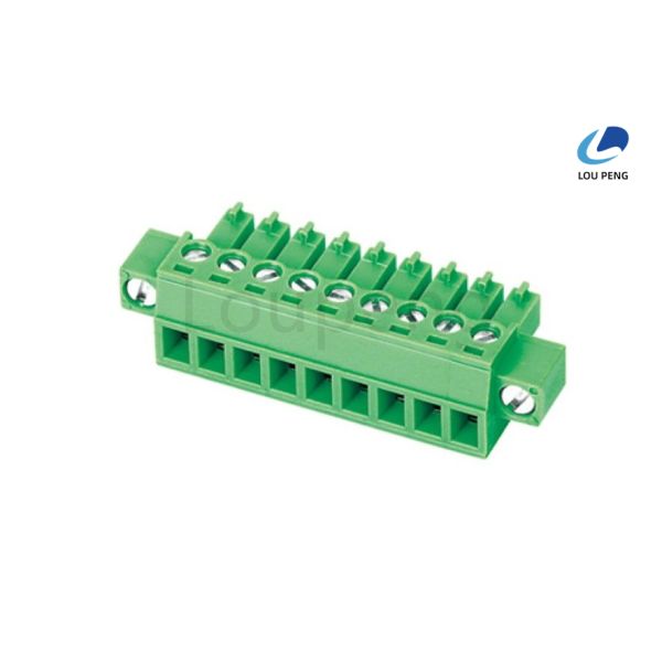 Contact Brass Phosphor Bronze Push Wire Terminal Block Panel Mount Connector Designed for and Electrical Wiring in Control Panels