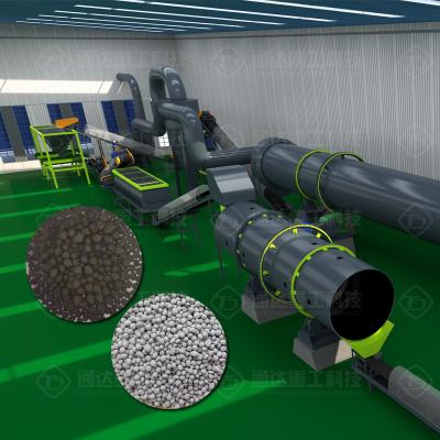 Agricultural Waste Mushroom 1000-1500kg/h Organic Fertilizer Powder Complete Production Line