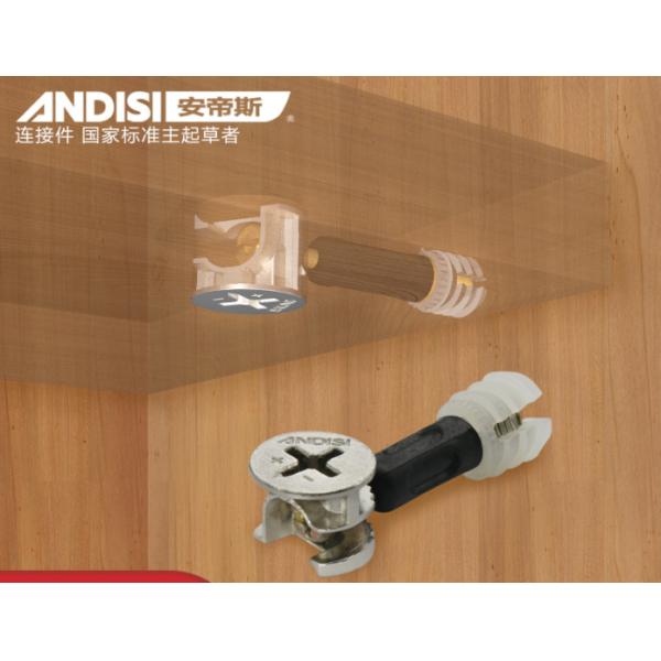 3 in 1 Mini Fix Screw Cam and Bolt Cabinet Hardware Fitting for Modern Design Style
