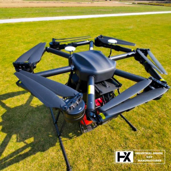 Multi Rotor 6 Rotors Rotary Wing Drone Power Inspection Security Electricity High Voltage Wire HXR60