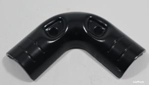 Anodizado 90 Graus Pipe Joint 2,5 mm espessura para sistema de tubos magros