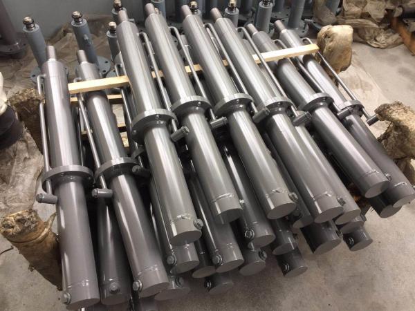 Heavy Duty Welded Double Acting Ram For Forklift Crane Dozer Aluminum Body
