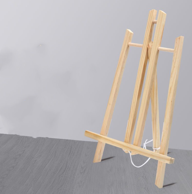 30CM 40CM 50CM Desktop Triangular Easel Wooden Adjustable Portable Kids Easel Art Painting Easel Display Stand Art Supplies