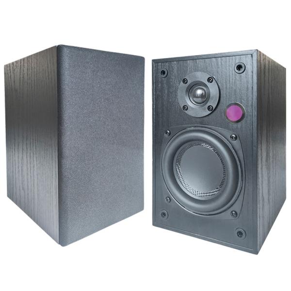 Bluetooth Wooden Bookshelf Speakers 4 Inch Wireless Studio Monitor Loudspeakers