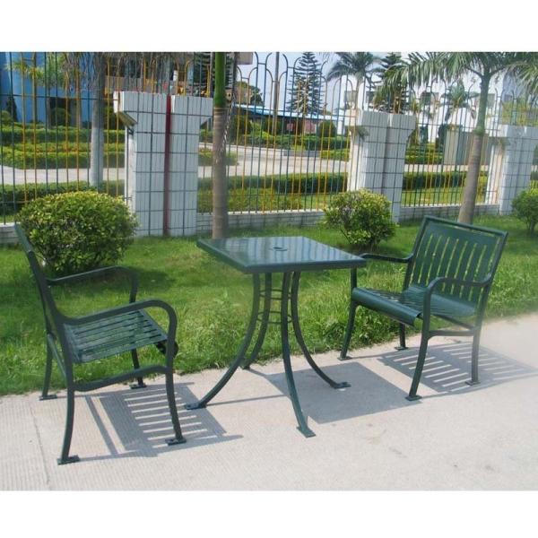 Modernos bancos de mesa de aço suave para o exterior Impermeável Anti-ferrugem Durável