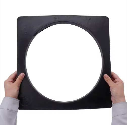 Eco-Friendly 2kg Black Recycled Rubber Traffic Cone Weight – Customizable Sizes, Heavy-Duty & Stability-Enhanced