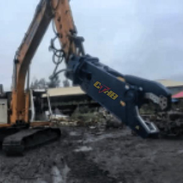 Heavy Duty Powerful Hydraulic Metal Eagle Scrap Shears Cutter For Excavator