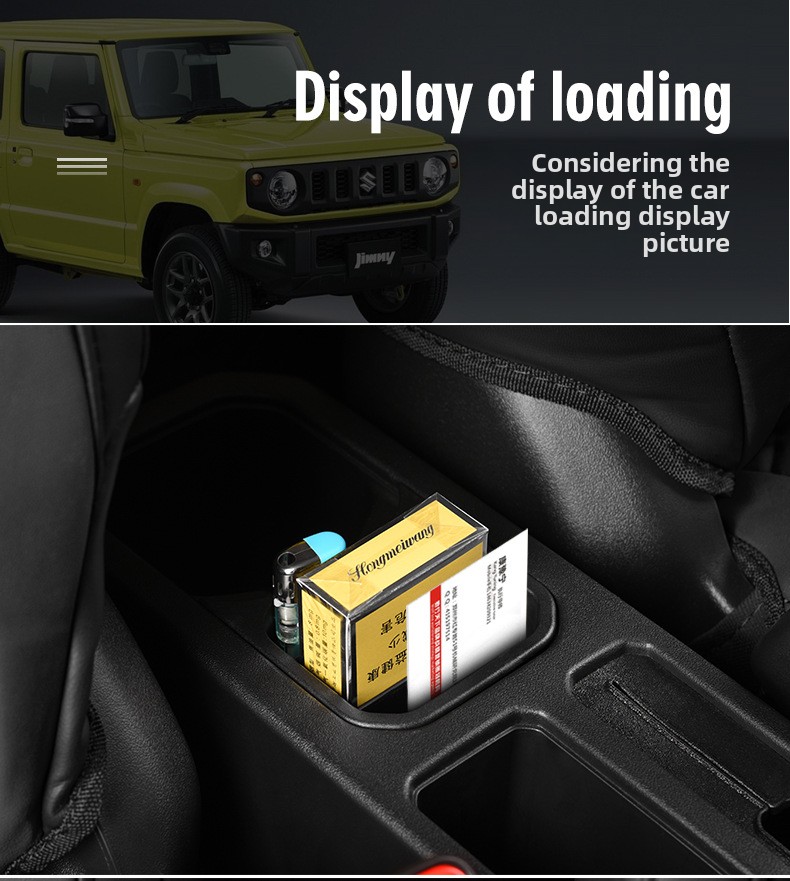 For Central Control Water Cup Storage Box for Suzuki Jimny Modified Interior Accessories with Sundries Storage Capacity