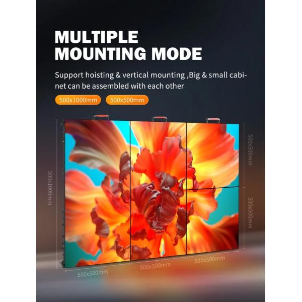 High Resolution 84*84 Indoor P2.97 LED Display Modules for Stage/Concert Performance