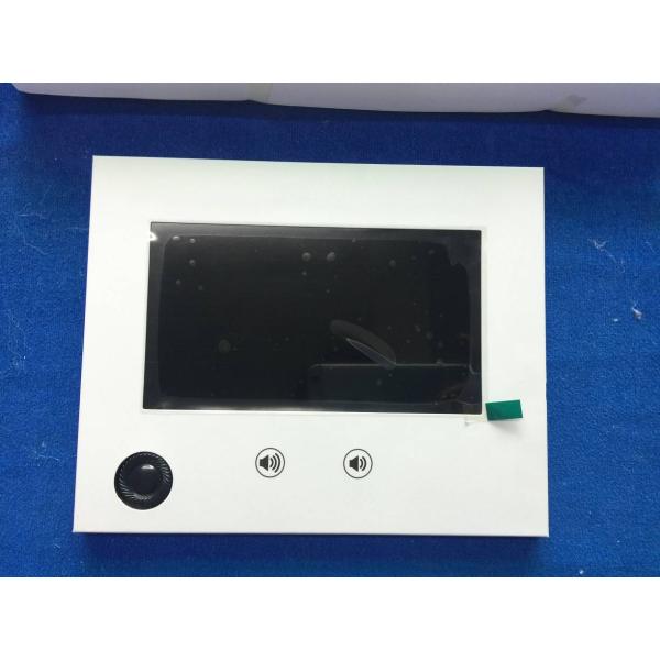 7 Inch Video POP Display Paper Card Digital Signage Lcd Video Brochure Card Witn Button Control