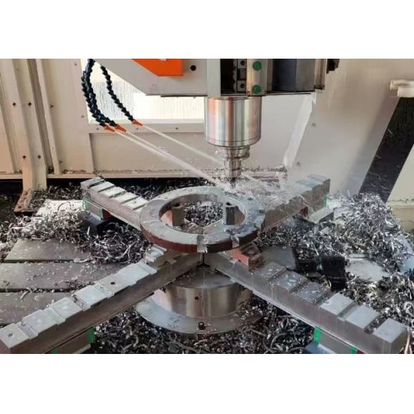 6500x4000x2700mm Overall Size CNC Flange Drilling Milling Machine 28mm T-Slot Width Workbench
