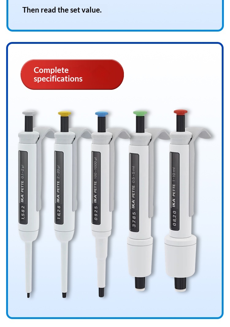 Single Channel Pipette VARIO Micro Manual Adjustable Range Made in Germany