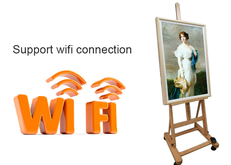 Signage lcd игрока рекламы деревянной рамки 32 дюйма 43 дюйма 55 дюймов