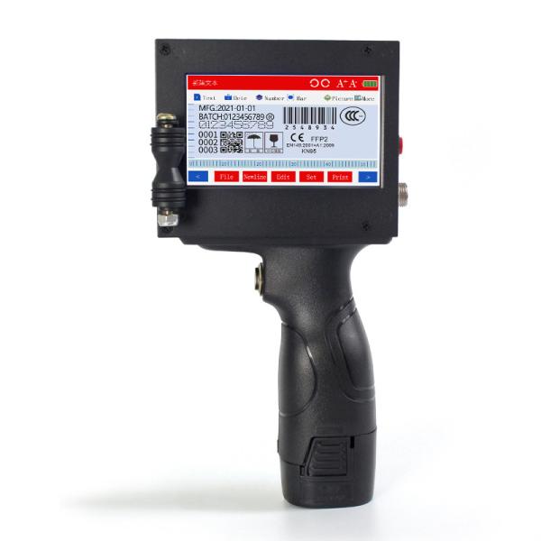 Handheld Inkjet Printer for Portable Data Code and Logo Printing 50M/MIN Print Speed
