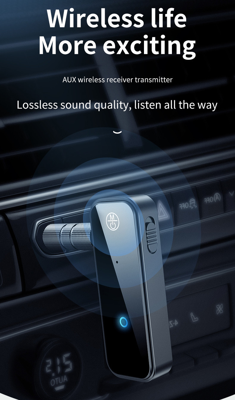 Набор вспомогательное 0.37OZ облегченное Bluetooth автомобиля RoHS 2.4GHz Bluetooth к вспомогательному переходнику