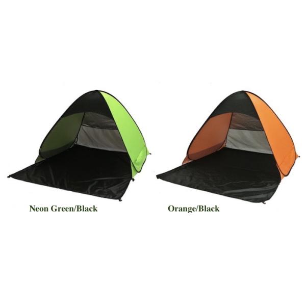 190T Festival Camping Tent Silver Coated Polyester Sunproof Pop Up Canopy 165X200X130cm