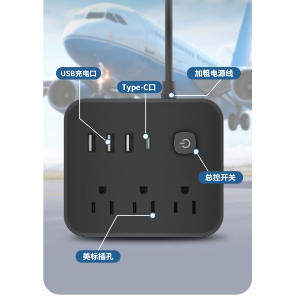 Portable Power Socket Input Voltage 100240V AC Standard