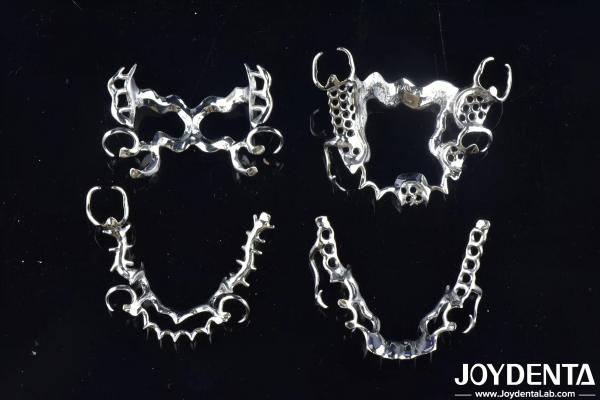 Supporting Mastication Removable Framework Dental Lab With Alloying Metal Suppleness