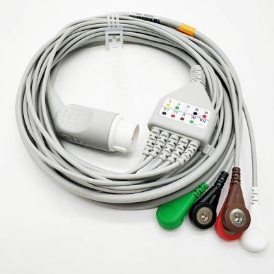 Certificações do CE do à prova de água dos cabos e dos Leadwires do Pin ECG da pressão 8 de HP/ISO