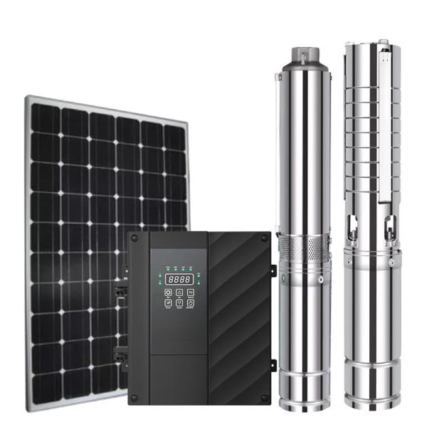 25Gpm Solar Powered Water Pump Deep Well Submersible Pump For Industries