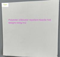 350gsm - hydrofuge industriel d'huile de polyester de tissu filtrant 550gsm pour le sachet filtre
