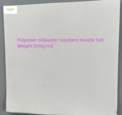 350gsm - 550gsm Industrial Filter Cloth Polyester Oil Water Repellent For Filter Bag