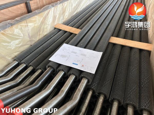 T22 High Frequency Weld Serrated Finned Tube For Power Plant Heat Recovery Steam Generation