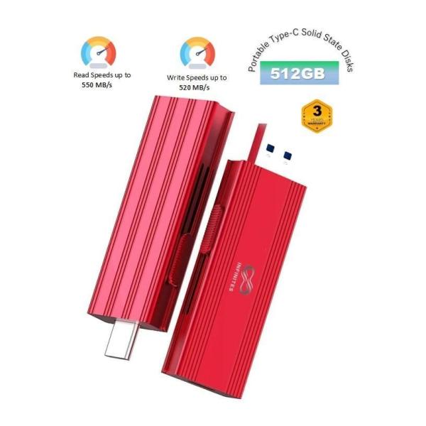                   Wholesale Portable Type-C Solid State Disks Sk USB 3.2 Flash Drive Provides a Read Speed of up to 550MB/S and a Write Speed of 520MB/S 512GB             