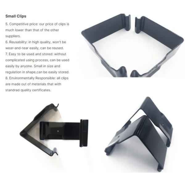 ODM OEM Стальной ящик клип многоразового использования Металлический скребок клипы весенний Стальной фанеры коробки клип