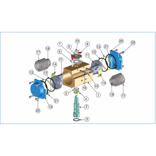La vávula de bola del actuador neumático de los SS NBR AISI 303 del agua AFK anodizó difícilmente