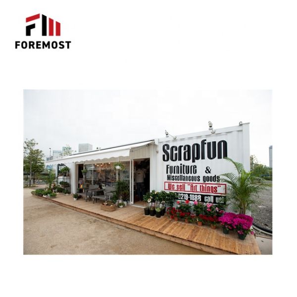20FT/40FT Shipping Container Shopping Mall / Container House Prefab Office Container