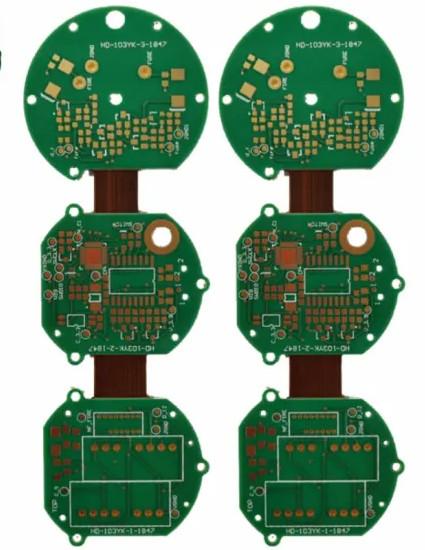 6 Layer 35um Copper Rigid Flex PCB Fr4 Tg170 FPC Immersion Gold