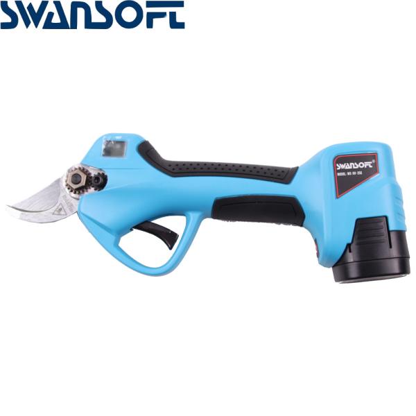 Swansoft 32mm cordless 16.8V 2.5Ah Garden Pruning Shear for Plant 3.2CM Electric Rechargeable Fruit Branch Scissors