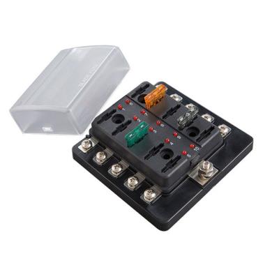 Suporte do fusível do bloco 10-Circuit do fusível da lâmina de R3-76-07-3L110 10-Way com o parafuso M4