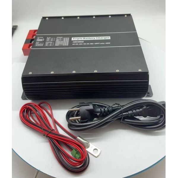 Solar Battery Charger Controller AC12V 40A DC to DC 60A MPPT 30A