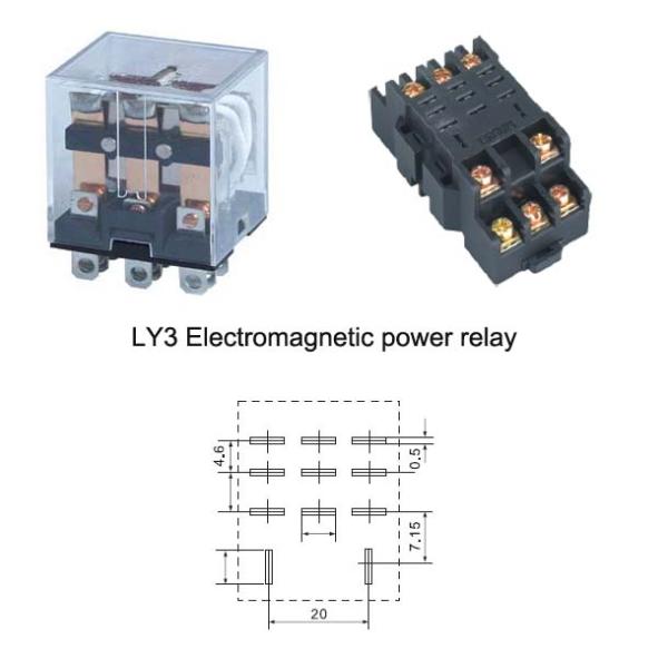 China good quality LY3 electromagnetic power general purpose relay
