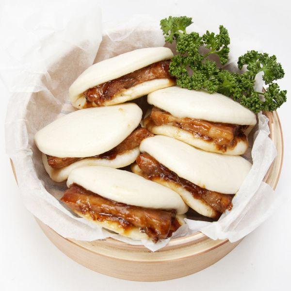 Shaomai 400G Instant Frozen Steamed Bun Halal Ready Eat Food Wheat Flour Grain Products Chinese Big Size Steam Bun Bread