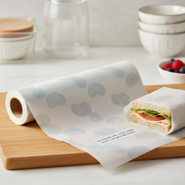 Custom OEM Microwave Safe Food Grade Wrapping Paper for Food Storage and Preservation