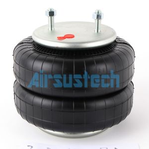 W01-358-6943 Firestone Suspension Air Springs White Zinc Iron Cover Plate Rubber Air Balloon